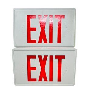 Emergency Exit Sign by Emergi-Lite Escort Decorative Set of 2 Lights